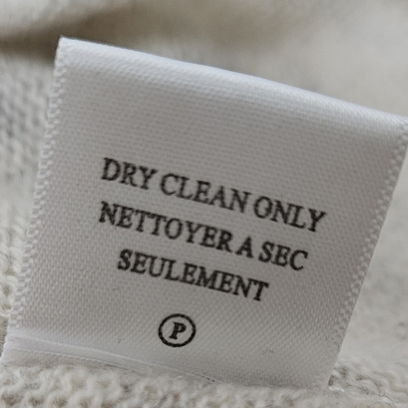 Qi Featherweight Scoopneck Cashmere Pocket Sweater in Heathered Cream Size XS - Picture 12 of 12